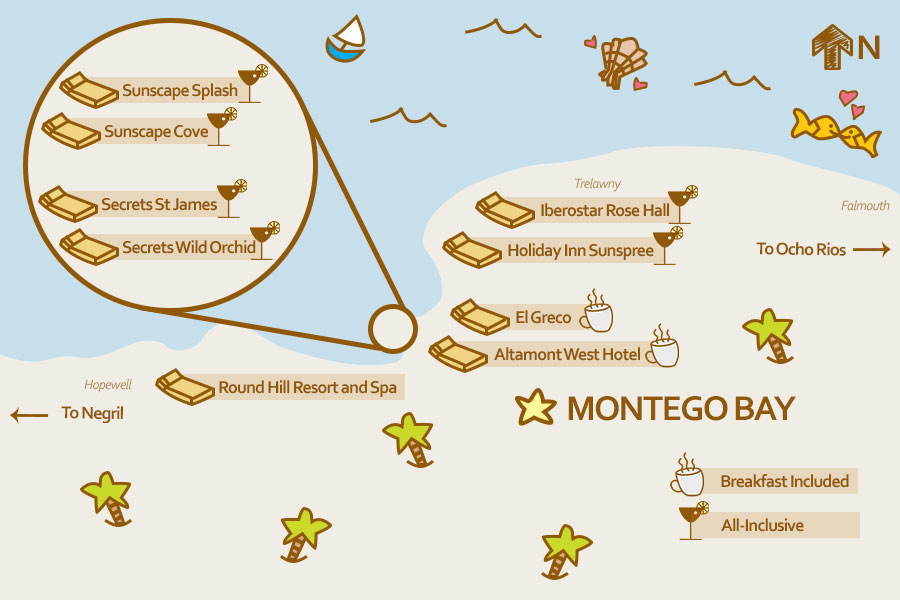 Montego Bay Resort Map