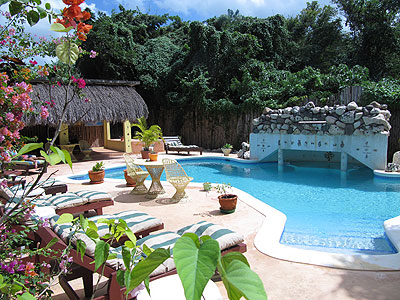 Free Form Pool - Catcha Falling Star Gardens, Negril Jamaica Resorts and Hotels