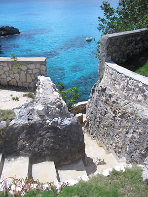 Conch House - Citronella Conch House sea entrance, Negril, Jamaica Resorts and Hotels