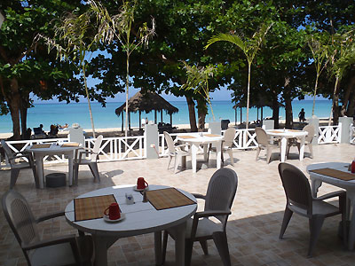 Restaurant and Bar - Coral Seas Beach, Negril Jamaica Resorts and Hotels