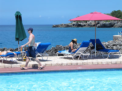 Pool & Pool Grill and Bar - Rockhouse Pool- Negril Jamaica Resorts and Hotels