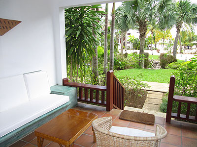 Verandah Suites (Garden, Ocean and Beach Front) - Couples Swept Away Garden Veranda Suite, Veranda - Negril, Jamaica Resorts and Hotels