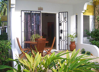 Other Side (2 Bedroom Duplex Villa) - SeaSand Eco Villas - Negril Jamaica Resorts and Hotels - Morning Side Entrance