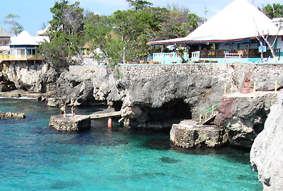 The Bar and Restaurant - Xtabi Seaside Restaurant, Negril Jamaica Resorts and Hotels