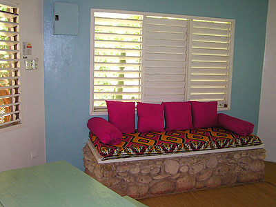 2 Bedroom Cottage 2 Bedroom Cottage - Bananas Garden 2 Bedroom Cottage living area Negril Jamaica Resorts and Hotels