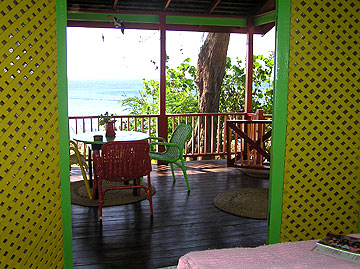 Cottage # 4 Tree House Cottage # 4 Tree House - Tree House View from room - Banana Shout Resort - Negril, Jamaica Resorts and Hotels