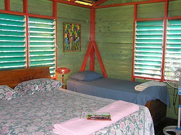 Cottage # 4 Tree House Cottage # 4 Tree House - Tree House Interior - Banana Shout Resort - Negril, Jamaica Resorts and Hotels