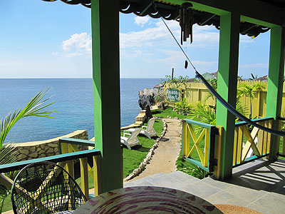Cottage # 3 Dolphin Bay Cottage # 3 Dolphin Bay - Dolphin Cove Cottage View - Banana Shout Resort/Hotel, Negril Jamaica.