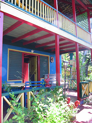 Cottage # 1 Red Rooster House - Banana Shout, Negril, Jamaica Resorts and Hotels