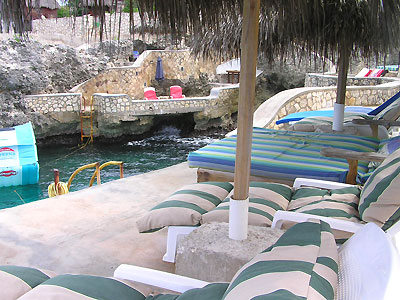 Pool and Private Cove Pool and Private Cove - Catcha Falling Star, Negril Jamaica Resorts and Hotels