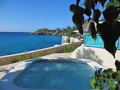 Pool, Jacuzzi, Lounge and Grounds - The Caves - Negril, Jamaica Resorts and Hotels