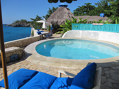 Pool, Jacuzzi, Lounge and Grounds - The Caves - Negril, Jamaica Resorts and Hotels