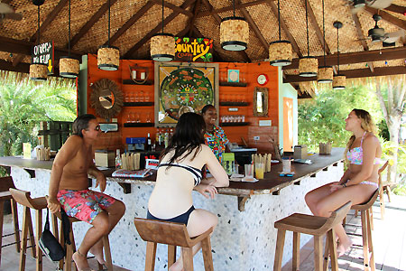 Restaurant, Beach Bar and Wifi Lounge - Country Country Beach - Negril, Jamaica Resorts and Hotels