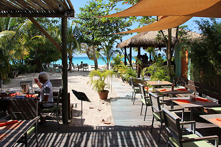 Restaurant, Beach Bar and Wifi Lounge - Country Country Beach - Negril, Jamaica Resorts and Hotels