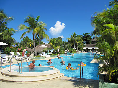 The Pool and Jacuzzi - Couples Negril, Negril Jamaica Resorts and Hotels