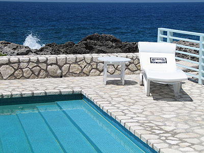 Pool and Breakfast Bar Pool and Breakfast Bar - Hide Awhile, Negril Jamaica Resorts Hotels and Villas