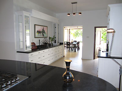 Dining, Kitchen and Living Areas - Little Waters Villa - Negril Jamaica Villas, Resorts and Hotels