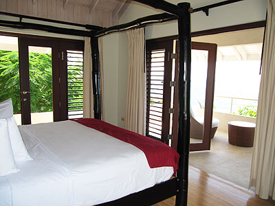 Master Bedroom - Little Waters Villa - Negril Jamaica Villas, Resorts and Hotels