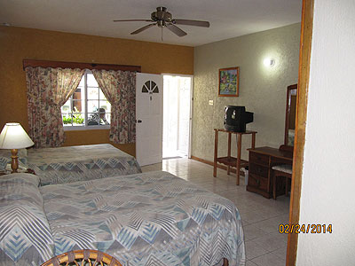 Garden View Rooms - Merril's 2 Beach Resort Garden Room, Negril Jamaica Resorts and Hotels