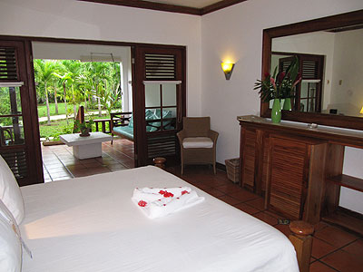 Garden Veranda Suite - Couples Swept Away Garden Suite Bedroom - Negril, Jamaica Resorts and Hotels