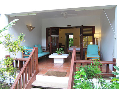 Garden Veranda Suite - Couples Swept Away Garden Suite Bedroom - Negril, Jamaica Resorts and Hotels
