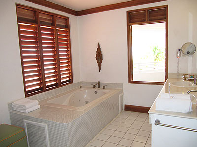 Great House Jacuzzi and Veranda Suites - Couples Swept Away Great House Jacuzzi Suite Bathroom - Negril, Jamaica Resorts and Hotels