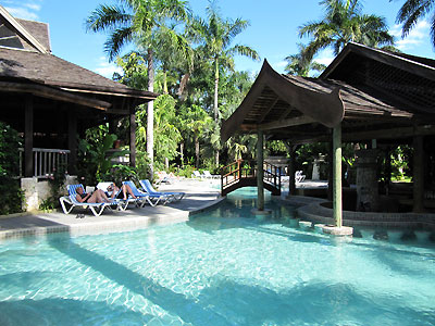 The Pool and Hot Tub - Sunset At The Palms Pool, Negril Jamaica Resorts and Hotels