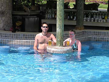 Bars - Sunset At The Palms Swim Up Bar, Negril Jamaica Resorts and Hotels