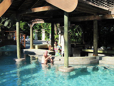 The Pool and Hot Tub - Sunset At The Palms Swim Up Bar, Negril Jamaica Resorts and Hotels