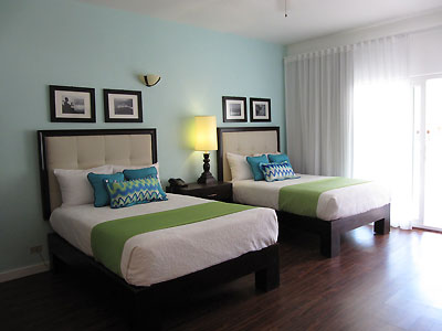 Deluxe Ocean Front, Superior Garden & Ocean View Rooms
and Garden & Ocean View Jr. Suites - Sandy Haven Luxury Boutique Hotel, Negril Jamaica Resorts and Hotels