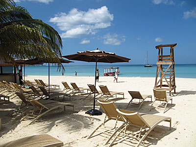 Beach, Sandz Beach Bar & Patio and Private Cabanas - Sandy Haven Luxury Boutique Hotel, Negril Jamaica Resorts and Hotels