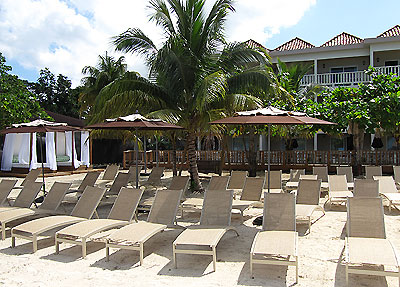 Beach, Sandz Beach Bar & Patio and Private Cabanas - Sandy Haven Luxury Boutique Hotel, Negril Jamaica Resorts and Hotels