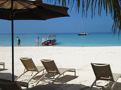 Beach, Sandz Beach Bar & Patio and Private Cabanas - Sandy Haven Luxury Boutique Hotel, Negril Jamaica Resorts and Hotels