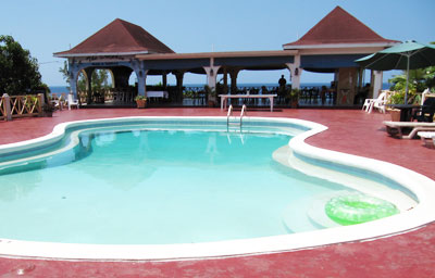 Entrance, Pool, Grounds and Views - Sunset On The Cliffs, Negril Jamaica Resorts and Hotels