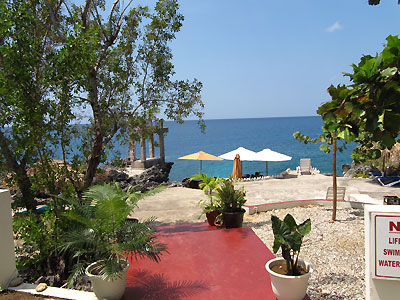 Entrance, Pool, Grounds and Views - Sunset On The Cliffs, Negril Jamaica Resorts and Hotels