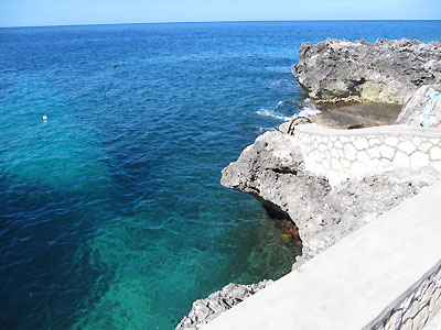 Entrance, Pool, Grounds and Views - Sunset On the Cliffs Deck, Negril Jamaica Resorts and Hotels