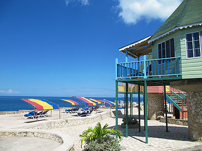 Ocean Front Pillar House Cottages - Samsara Hotel - Negril, Jamaica Resorts and Hotels