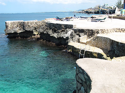 Pools, Sea entrances and Snorkeling - Samsara Hotel - Negril Jamaica Resorts and Hotels