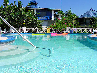 Pool and Jacuzzi Pool and Jacuzzi - Tree House Pool - Negril Jamaica Resorts and Hotels