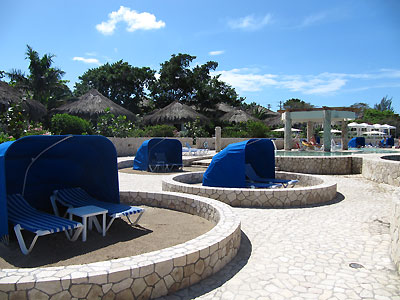 Salt Water Pool and Sparkling Caribbean Sea - The Spa Retreat Boutique Resort & Spa- Negril, Jamaica Resorts and Hotels