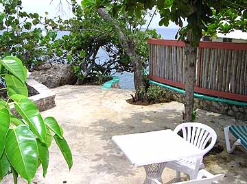 Cottages #5 Cottages #5 - Xtabi Cottage #5 back deck, Negril Jamaica Resorts and Hotels