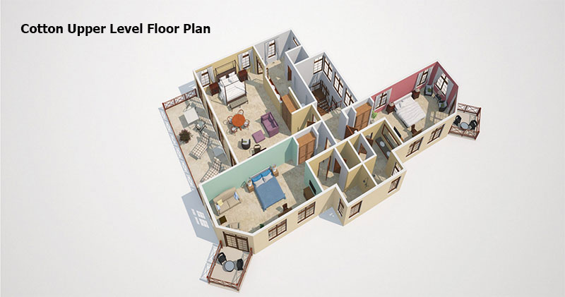 Cotton Upper level Floor Plan