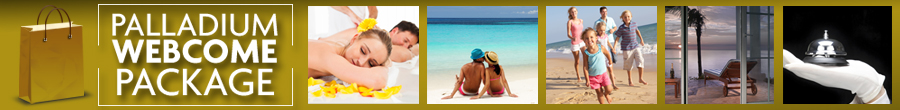 Grand Palladium Webcome Package Banner Included with stay: