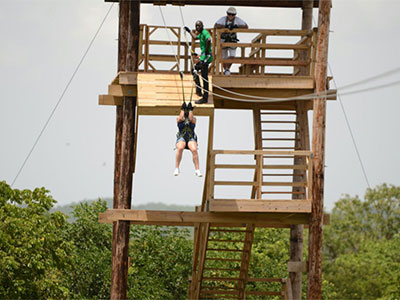 JamWest Adventure Park Zip Line Tour Zip Line Includes:
-1 hour 30 minutes