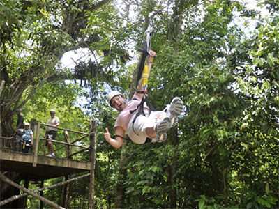 Jamaica Zipline Adventure Tour Thumbs Up Zipline