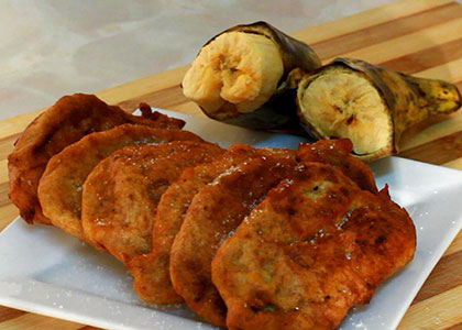 Jamaican Ripe Plantain Fried Fritters Resort Restaurants