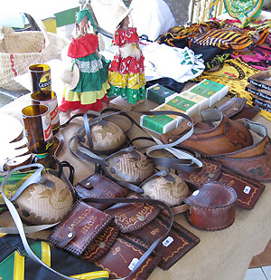 Local Art Sold By Venders On The Orange Bay Tour