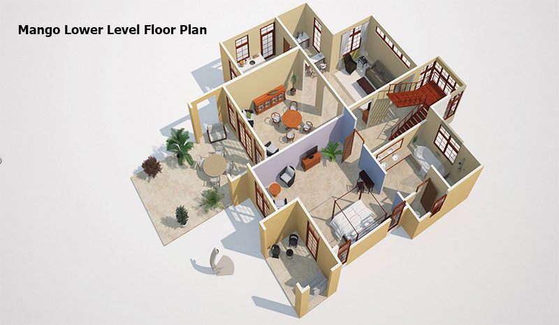 Mango ground level Floor Plan