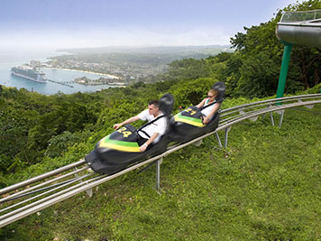 Mystic Mountain Adventure Tours Bobsled with View